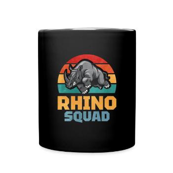 Nashorn - Tasse einfarbig - Schwarz - Vorne