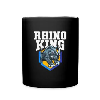 Nashorn - Tasse einfarbig - Schwarz - Vorne