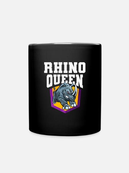 Rhinoceros - Full Colour Mug - black