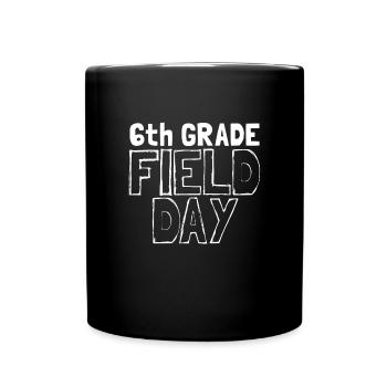 6. Klasse Field Day School Kinderlehrer 6. Klasse - Tasse einfarbig - Schwarz - Vorne