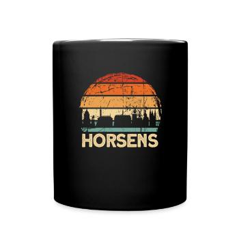 Horsens - Tasse einfarbig - Schwarz - Vorne