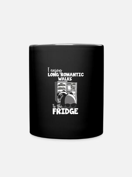 Kühlschrank Panda - Tasse einfarbig - Schwarz