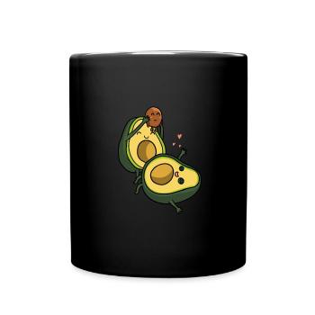 Avocado Baby - Full Colour Mug - black - Front