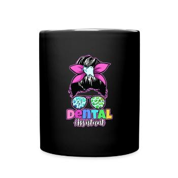 Dents dentaires Dentiste Dentiste - Mug uni - noir - Devant