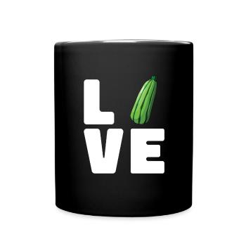 Courgette - Full Colour Mug - black - Front