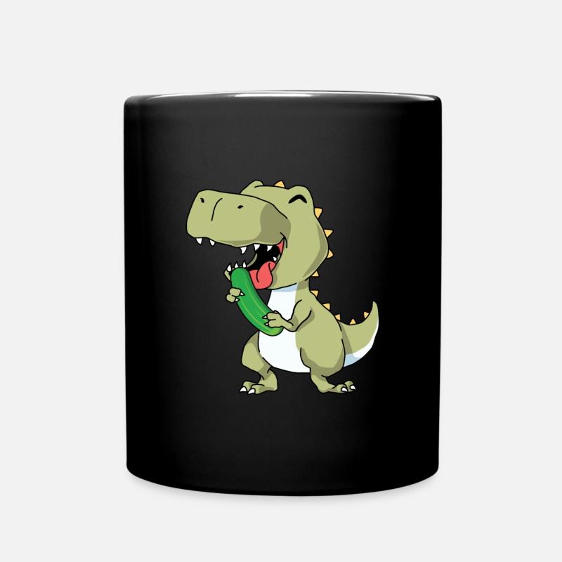 Zucchini - Tasse einfarbig - Schwarz