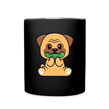 Courgette - Full Colour Mug - black - Front