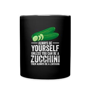 Courgette - Full Colour Mug - black - Front