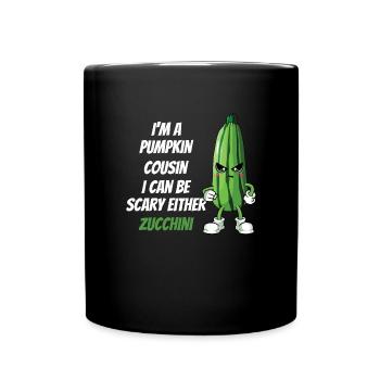 Courgette - Full Colour Mug - black - Front