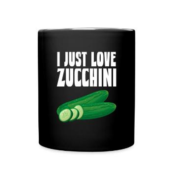Courgette - Full Colour Mug - black - Front