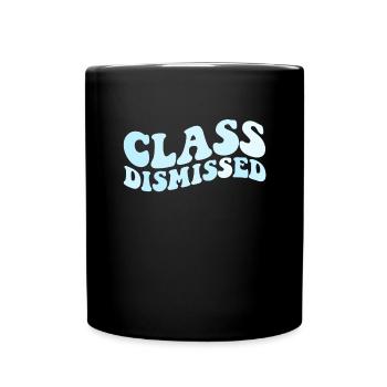 Die Klasse hat den Schullehrer des letzten Tages a - Tasse einfarbig - Schwarz - Vorne
