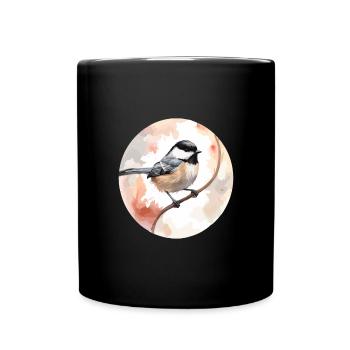 Meise - Tasse einfarbig - Schwarz - Vorne