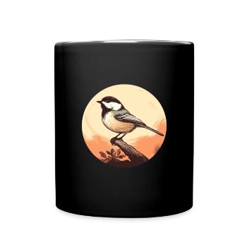 Meise - Tasse einfarbig - Schwarz - Vorne