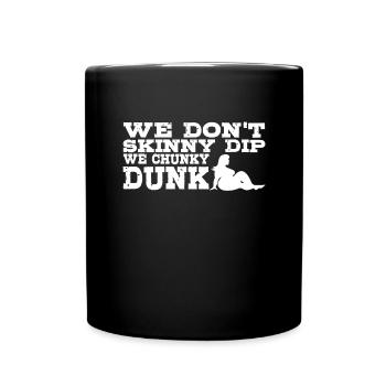 Wir sind nicht d�nn dip - Tasse einfarbig - Schwarz - Vorne