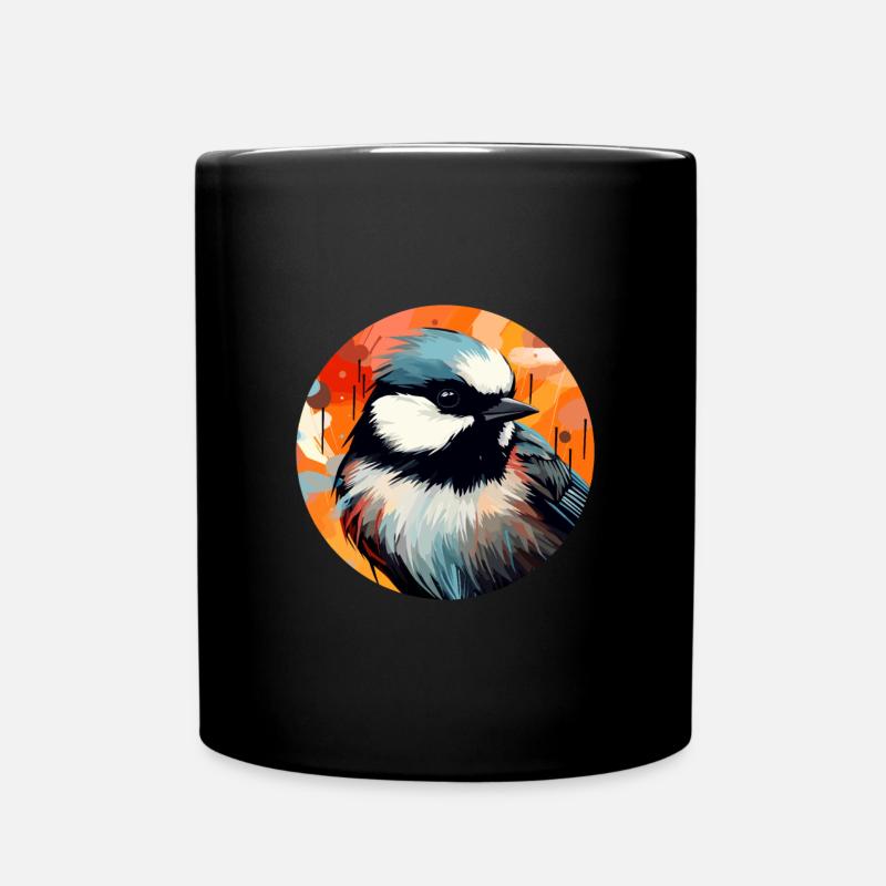 Meise - Tasse einfarbig - Schwarz