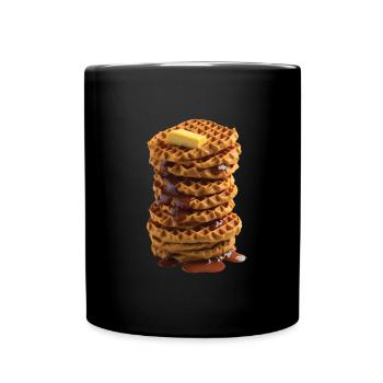 Waffle - Full Colour Mug - black - Front