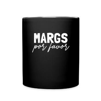 Margs por bevorzugt Margarita Liebhaber Margs Por - Tasse einfarbig - Schwarz - Vorne