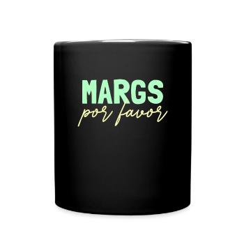 Margs por bevorzugt Margarita Liebhaber Margs Por - Tasse einfarbig - Schwarz - Vorne