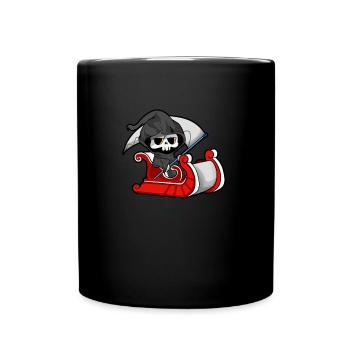La Faucheuse - Mug uni - noir - Devant