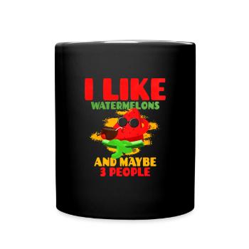 Watermelon - Full Colour Mug - black - Front