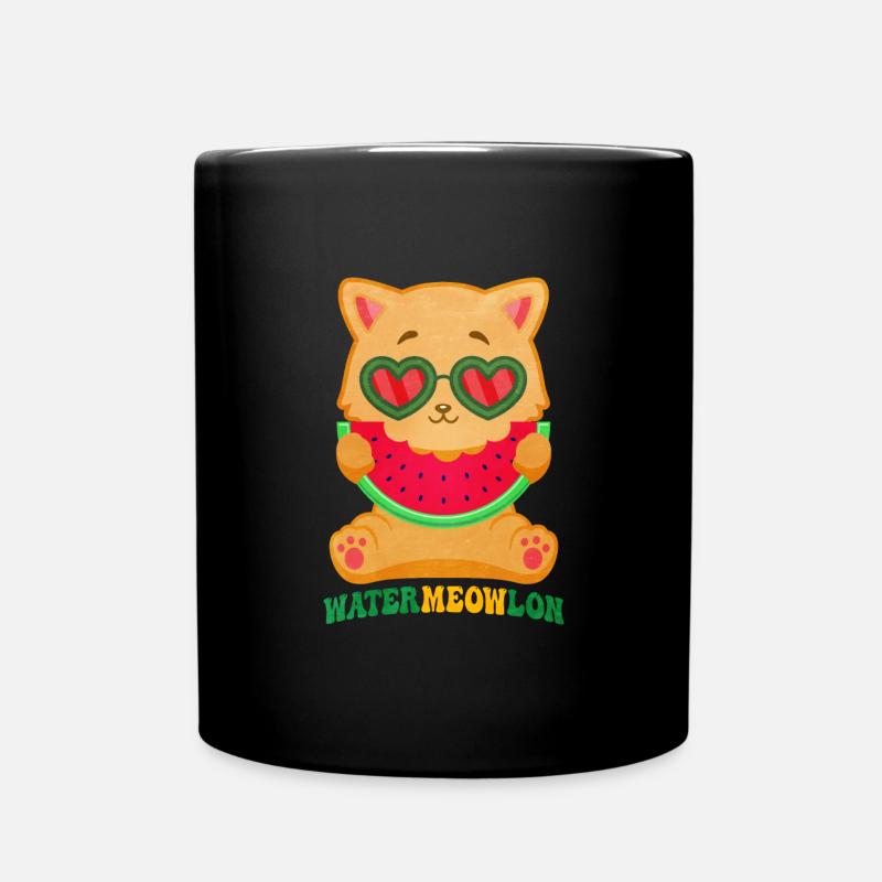 Pastèque - Mug uni - noir