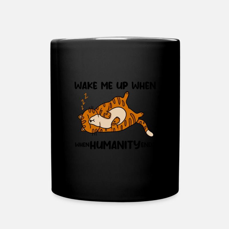 Chat drôle drôle - Mug uni - noir