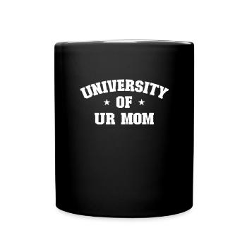 Universit�t ur Mutter - Tasse einfarbig - Schwarz - Vorne