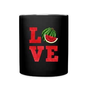 Watermelon - Full Colour Mug - black - Front