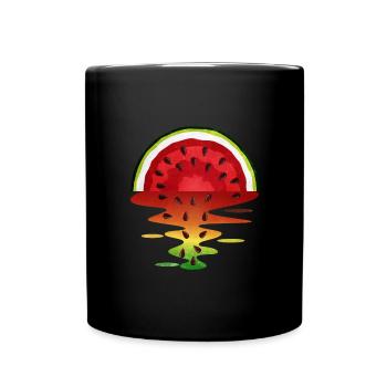 Watermelon - Full Colour Mug - black - Front