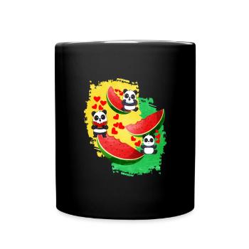 Watermelon - Full Colour Mug - black - Front