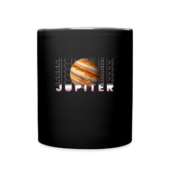 Jupiter Planet Space - Full Colour Mug - black - Front