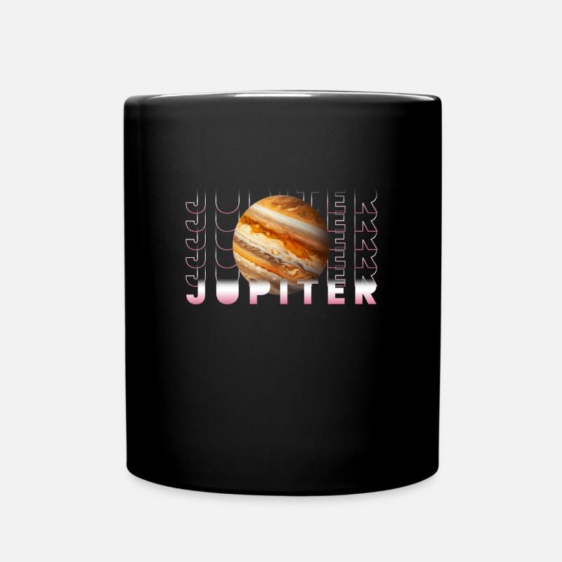 Jupiter Planet Weltall - Tasse einfarbig - Schwarz