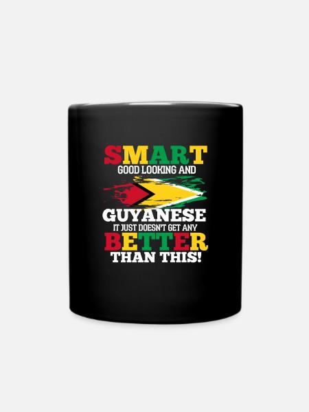 Guyana - Tasse einfarbig - Schwarz