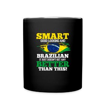 Brazil - Full Colour Mug - black - Front