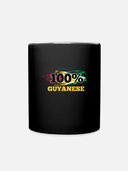 Guyana - Tasse einfarbig - Schwarz