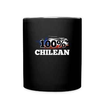 Chile - Tasse einfarbig - Schwarz - Vorne