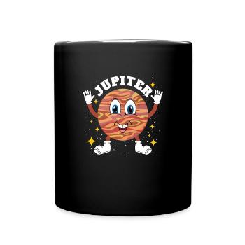 Jupiter Children Planet Universe - Full Colour Mug - black - Front