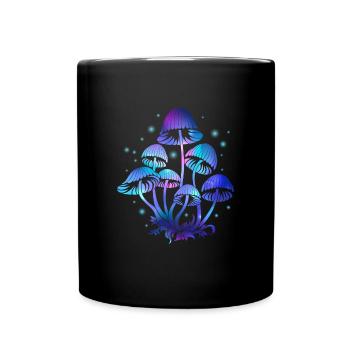 Psychedelic Fungi Festival EDM Music - Mug uni - noir - Devant