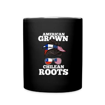 Chile - Tasse einfarbig - Schwarz - Vorne