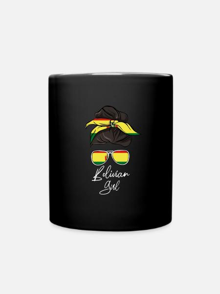 Bolivien - Tasse einfarbig - Schwarz