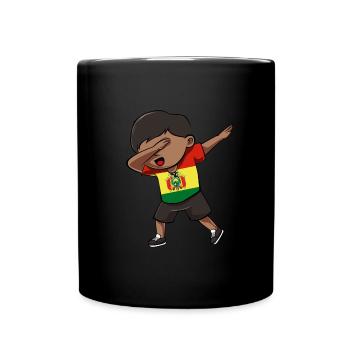 Bolivien - Tasse einfarbig - Schwarz - Vorne