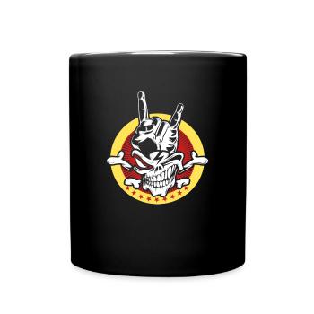 Heavy Metal Death Metal Rock Music - Full Colour Mug - black - Front