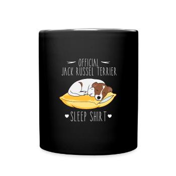 Official Jack Russel Terrier Sleep Shirt - Full Colour Mug - black - Front