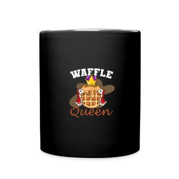Waffle - Full Colour Mug - black - Front
