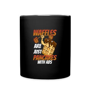 Waffle - Full Colour Mug - black - Front