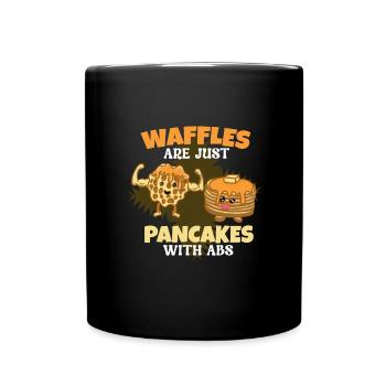 Waffle - Full Colour Mug - black - Front