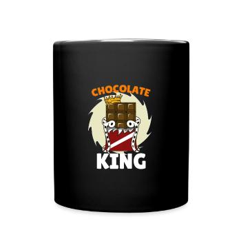 Chocolat - Mug uni - noir - Devant