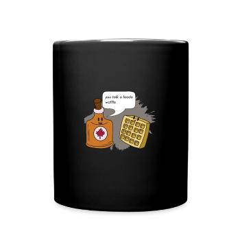 Waffle - Full Colour Mug - black - Front