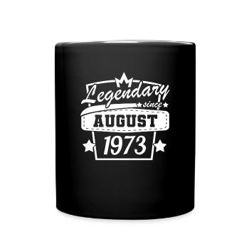 Légendaire depuis août 1973 - Mug uni - noir - Devant
