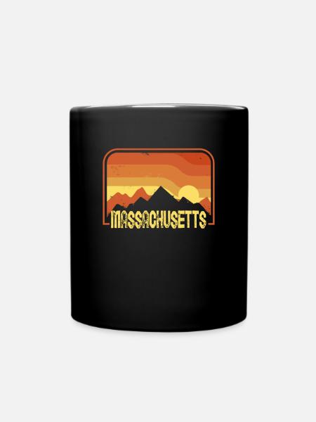 Massachusetts - Tasse einfarbig - Schwarz